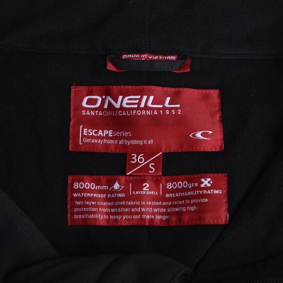 O'Neill Insulated Snow Pants Black Escape Sking Snowboard Belt Small - Picture 7 of 8